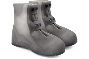 LAPONO Couvre Chaussure Impermeable, Surchaussures Impermeables Sur Chaussure Imperméable Lavable Couvre-chaussures Réutilisables Protection Chaussures Sous Pluie et Neige pour Velo Moto Randonnée