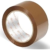 OFITURIA Paketklebeband, Braunes Klebeband, Packband für Umzugskartons und Sendungen, Verpackungsklebeband, Sicheres und Wide