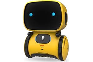 GILOBABY Smart Robot Toys for Kids Children, Boys Girls Toys for 3 Years Old Up, Gifts Intelligent Educational Robotic Toy, Voice Control &Touch Sense, Dance &Sing &Walk, Recording &Speak Like You