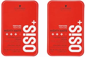 Schwarzkopf Professional - OSIS+ Lot de 2 Mighty Matte 100 ml Crème Matifiante Ultra Forte