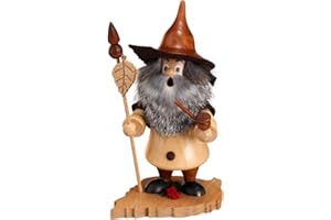 Drechselwerkstatt Uhlig DWU Räuchermann Baumwichtel auf Birkenblatt