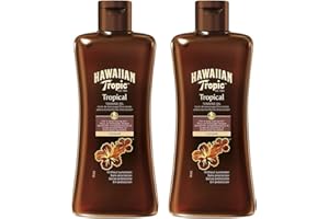 Hawaiian Tropic Tropical Tanning Oil SPF 0, 200 ml, Pack of 1 (1 x 200 ml)