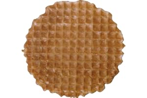 FAPEC PZ 1000 CIALDA Rotonda per Gelato Senza GLUTINE Biscotto Rotondo per Dolci E Gelati per CELIACI