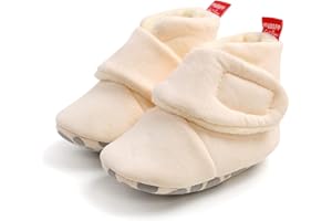EDOTON Stivaletti Neonato, Stivaletti Bambine Stivali Invernali per Neonato Unisex Scarpe Primi Passi Bambina Inverno Caldo Fondo Morbido Carina Stivali Anti Scivolo Stivali 0-18 Mesi