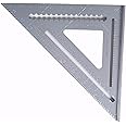 AASONS Right Angle Protractor, Aluminium Alloy 12inch Triangle Ruler, High Accuracy Woodworking Protractor, for Measurement Carpentry