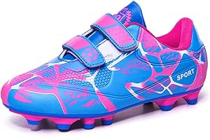 AQTDUAJ Football Boots Kids Boys Football Shoes Girls Trainers Non-Slip Soccer Training Shoes Sneakers for Unisex