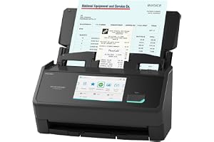 ScanSnap iX2500 Receipt Edition Wireless or USB High-Speed Scanner, Black | Works with QuickBooks | Cloud Enabled | Invoices & Receipts | 100 Page Auto Document Feeder | Mac or PC