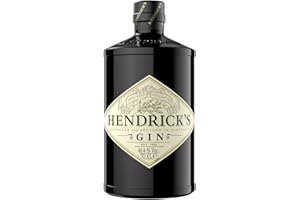 HENDRICK'S GIN - Super Premium Gin - Infused with Cucumber & Rose - Curiously Smooth & Marvellously Different - Small Batch - Handcrafted In Scotland - Ultimate Gift - 41.4% ABV - 70cl