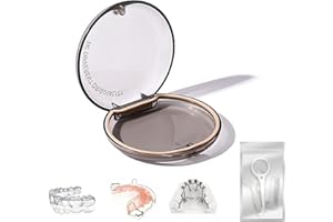 Jaimela Porta Apparecchio Denti, Scatola di Ritegno Custodie Ortodontiche, Paradenti e Conservazione di Protesi, Scatola da Cornice del Dente (Nero)