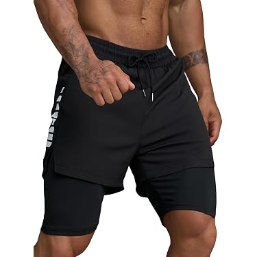 FASLOLSDP Pantaloni a compressione da uomo, lunghi, sportivi