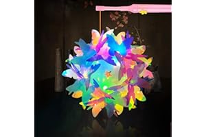 Diketone Laterne Kinder,Laternen Bastelset für St Martin，Laternenstab Kinder LED für Laternenumzüge Martinsumzüge,Geburtstagsgeschenk,Feste,Party, Halloween Deko(Rosa Schmetterling)