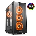 Sharkoon TG5 RGB PC-Geh&auml;use schwarz