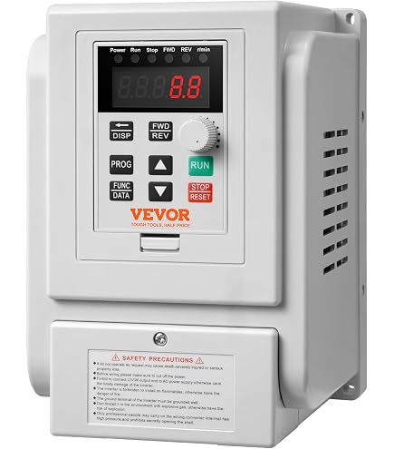 Variateur De Fréquence 1.5kW Monophasé 220V - Pour Moteurs AC - Contrôle PWM, Protection Intégrée - Usage Atelier Ou Industriel