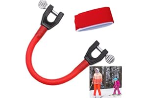 Rakiuty Connettore per Punta da Sci, Portatile Aiuto per L'Allenamento di Sci, Connettore della Testa dello Ski, per La Formazione Principianti dei All'Aperto