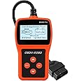 PTSBENCO OBD2 Car Scanner Tool Check Engine Light Fault Code Reader OBD2 EOBD, 6 Languages, Voltage Detection and Monitoring, Engine Vehicle Fault Code Reader (MS309 Pro)