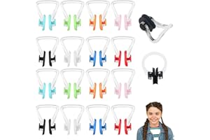 XUZOPIM 16 Pieces Tappanaso Per Piscina, Swimming Nose Plugs Silicone Swimming Pool Nose Clip Swimming Nose Clip Caps Swimming Nose Clip For Kids Adults Beginners