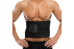 WCHIUOE Bauchweggürtel Bauchgürtel, Verstellbarer Neopren Schwitzgürtel Fitnessgürtel für Damen und Männer, Taille Trimmer Sport Powergürtel Waisttrainer, Schwitzgürtel Bauchgurt Schwitzen und Abnehmen