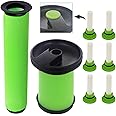 SPARES2GO Green Washable Filters + Fresheners for Gtech System K9 AirRam MK2 K9 + Multi MK2 K9 Cordless Vacuum Cleaner