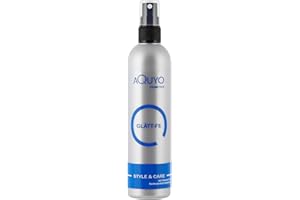 AQUYO COSMETICS Style & Care Hitzeschutzspray, Hitzeschutz für Haare beim Glätten mit Glätteisen (200ml) | Spray schützt das Haar vor Haarbruch durch Hitze beim Fönen oder anderen Wäremeeinflüssen