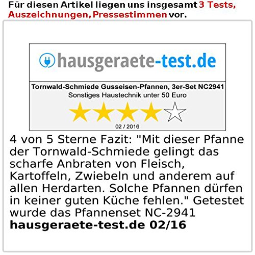 Tornwald-Schmiede Gusseisen-Pfanne, 21 cm - 2