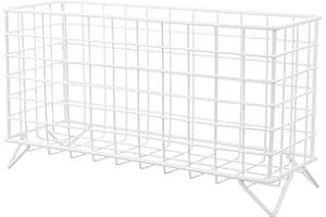 PATKAW Rabbit Rack Guinea Pig Accessories Feeder Rabbit Bunny Feeders Household Bunny Feeder Metal Holder Household Feeder Storage Basket Hamster White Wrought Iron