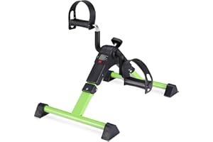 MEMEDA Mini Fahrrad Pedal Trainer für Arm- und Beintrainer Heimtrainer mit LCD-Monitor