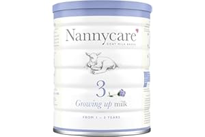Nannycare Stage 3 Goat Milk Growing up Formula for 1-3 years - Natural Nutrition for Toddlers, Gentle Goat Milk Baby Formula Powder - 900g (Pack of 1)