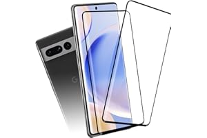 TPLTECH Schutzfolie für Panzerglas für 9H Härte Google Pixel 7 Pro Gehärtetem Glas Folie, 2 Stück 3D Full Cover Blasenfreie Schutzglas Displayschutzfolie, HD Anti-Kratzen Fingerabdruck Panzerfolie