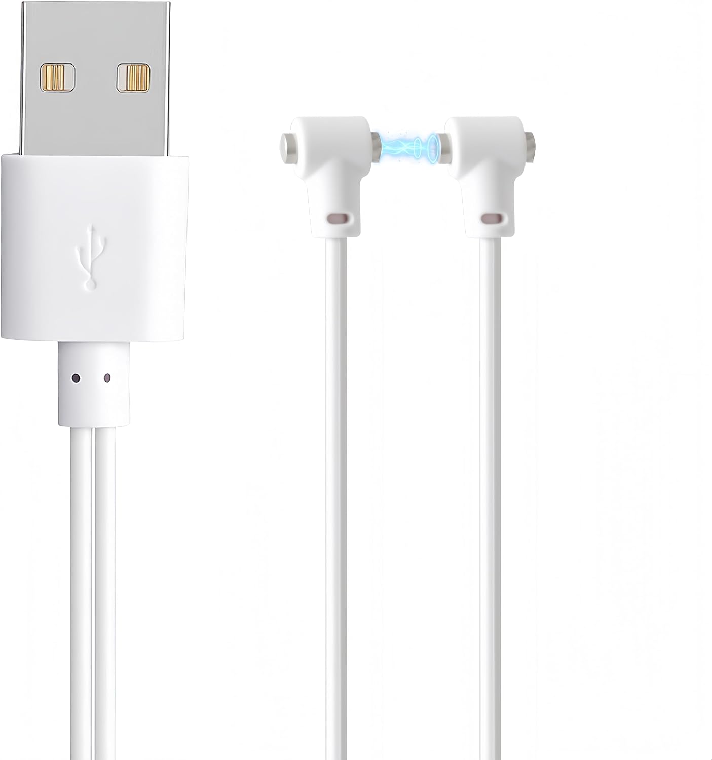 Cargador Magnético Universal para Masajeadores Íntimos, Cable de Carga Rápida USB tipo A 80cm con Puerto Ajustable Compatible con juguetes recargables, Dispositivos Íntimos y Vibradores (1 Piezas)