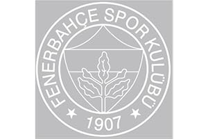 Alternatif Autoaufkleber Fenerbahce Logo Aziz Yildirim Kanarya Istanbul Türkei Türkiye Wandtattoo (Weiss, M / 20 cm x 20 cm)