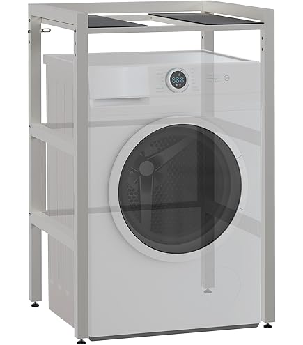 Tussenstuk wasmachine / droger zwart – paulissen witgoed