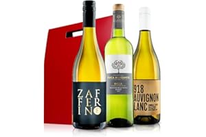 Virgin Wines - Classic White Wine Trio in Gift Box - 3 Bottles (75cl) - Sauvignon Blanc, Pinot Grigio & Rioja Blanco