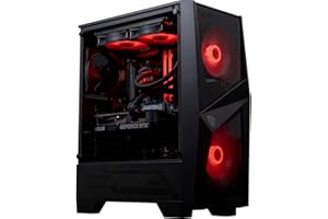 FlowUP PC Gamer Ordinateur Gaming, AMD Ryzen 7 5700x, 2x8Go DDR4, RTX 4060 Ti, 1To SSD Windows Boitier RGB