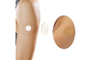 LiangMai Freestyle Libre 3 patchs Fixateur résistant à l’eau, respirant et amical Pas de Colle au Centre du Patch - Durée 14 Jours (30 Pièce) | Rond