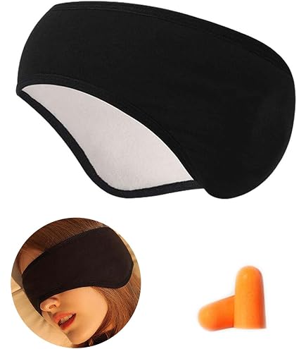Masque De Sommeil Occultant Fait Main - Réglable Gris - Pour Voyages, Sieste Et Yoga - Confort Total