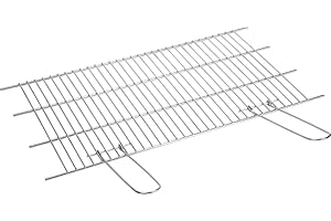Imex El Zorro 71655 - Parrilla barbacoa inox, 70 x 40 cm, color negro
