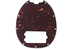 Musiclily 9 Löcher Pickguard Schlagbrett für 4-saiter Musicman Stingray Bass,4 lagig Tortoise Shell