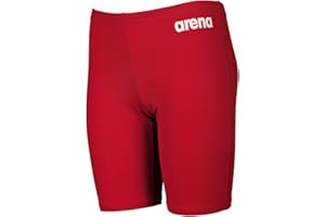 ‎ARENA arena Solid Junior Jungen Badehose, Chlorbeständige Jammer Badehose für Wettkämpfe aus MaxLife Material mit UV-Schutz Faktor 50+
