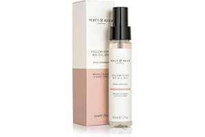 Percy & Reed Turn Up the Volume Volumising No Oil Oil - Lightweight Formula, Instant Hydration - Smoothing & Protecting. Adds Volume & Shine. Free From Sulphates & Parabens. Vegan Friendly - 60ml