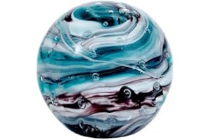 PFRONTEN Traumkugel ca. 6,5-7cm Glaskugel Briefbeschwerer Wunschkugel Kugel aus Glas