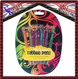 Body Tattoo Glitter Gel Pens And Stencil Set