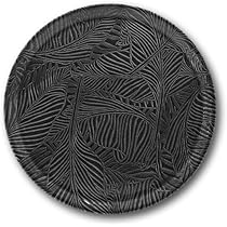 Set 6 Piatti Pizza Saturnia Napoli - Porcellana Bianco E Nero, Diametro 33 Cm - Foto 14