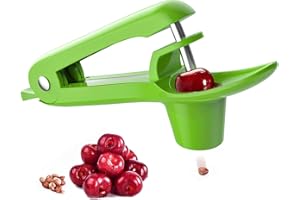 SoeUyd Colour Box 1 Pièce, Dénoyauteur a Cerise, Denoyauteur Cerise, Denoyauteur Bon pour Enlever Rapidement Les Noyaux de Cerises Simple Pression D'un Bouton, pour Les Ustensiles de Cuisine a Fruits