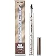 Music Flower Eyebrow Tattoo Pen Microblading Eyebrow Pencil Tattoo Brow Ink Pen with a Micro-Fork Tip Applicator Creates Natural Looking Brows Effortlessly and Stays on All Day (Chestnut)