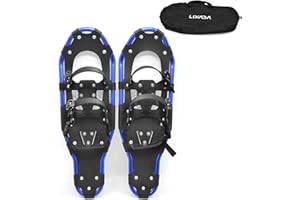 Lixada Racchette da Neve Donna Uomo Scarpe da Neve in Alluminio con attacchi Regolabili con Borsa Shopping