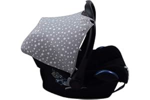 JYOKO KIDS Capota compatible con Maxi Cosi Cabriofix (WHITE STAR)