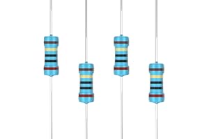 SCOOYUCK 100 Pièces 1/4W 20 Ω ohm résistance de film métallique 1% tolérance pour les projets de bricolage et les expériences