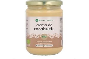 PLANETA HUERTO BONSÁI PLANETA HUERTO | Crema de Cacahuete ECO 100% Natural, Sin Azúcares Añadidos - Crema de Cacahuete Rica en Proteínas y Fibra, Fuente de Vitamina E, Apta para Veganos