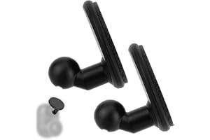 2 St Självhäftande Fäste för Garmin Dashcam, Plast Ersättningsfäste för Vindruta Kompatibel med Garmin Dashcam 45/46/47/55/56/57 65W/66W/67W Mini 2 Mini 3 Tandem X110/X210/X310
