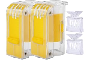 Bouteille la reine des abeilles, Jicyor 2 pièces bouteille cage marquage la reine des abeilles avec 2 pièces en plastique abeille reine clips bouteille de marqueur pour apiculteur